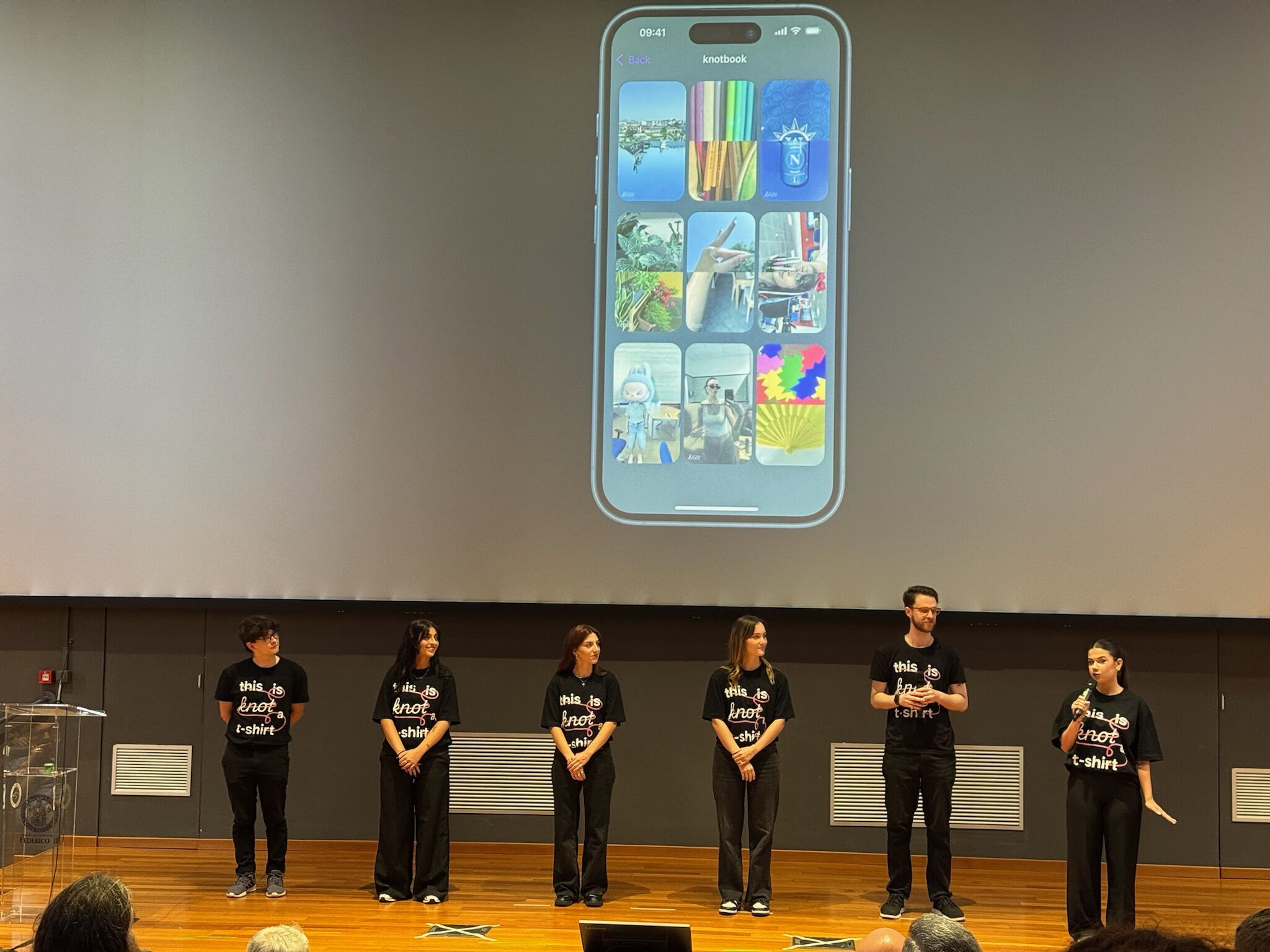 Presenting on the final stage at the Apple Developer Academy